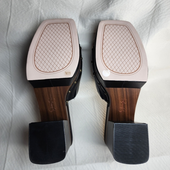 Jessica Simpson Block Heel Charlete Black 4" Platform Sandals Size 7 M NWOT - Picture 11 of 12